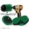 Drill Brush Power Scrubber By Useful Products 5 in W 7 in L Brush, Green G-S-E542J-QC-DB - alternate 2